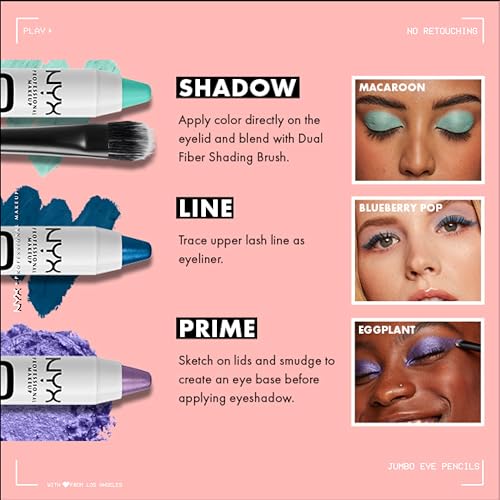 NYX Jumbo Eye Pencil - Black Bean Spooky Shadow