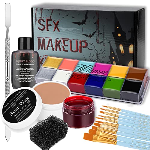Wismee Halloween SFX Makeup Kit & Accessories