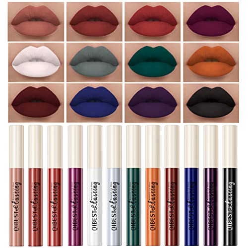 12-Piece Halloween Matte Lipstick Gift Set