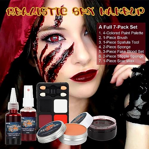 SFX Makeup Kit for Halloween Cosplay Effects