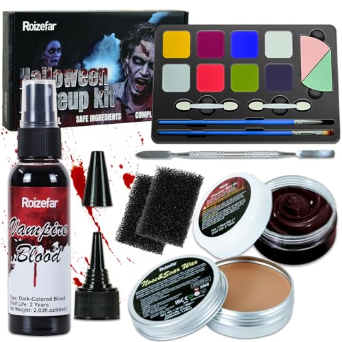 Halloween SFX Makeup Kit: 8 Color Face Paint