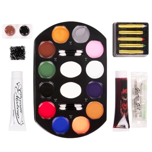 Kangaroo Halloween Family Makeup Kit for Zombies