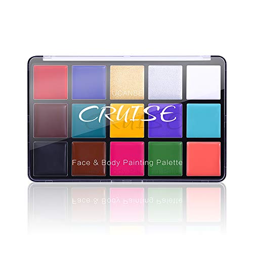 15 Color Professional Face & Body Paint Palette
