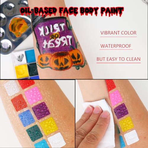 Bowitzki Halloween SFX Makeup Kit with Blood & Wax