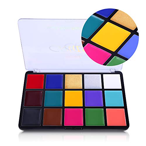 15 Color Professional Face & Body Paint Palette