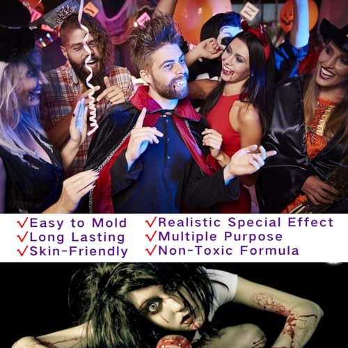 3pcs SFX Special Effects Halloween Makeup Kit