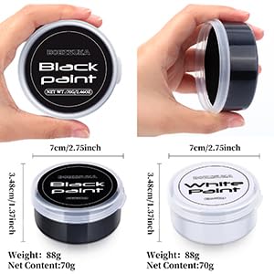 BOBISUKA Black & White Face Paint Kit