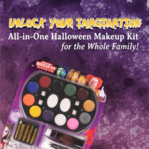 Kangaroo Halloween Family Makeup Kit for Zombies