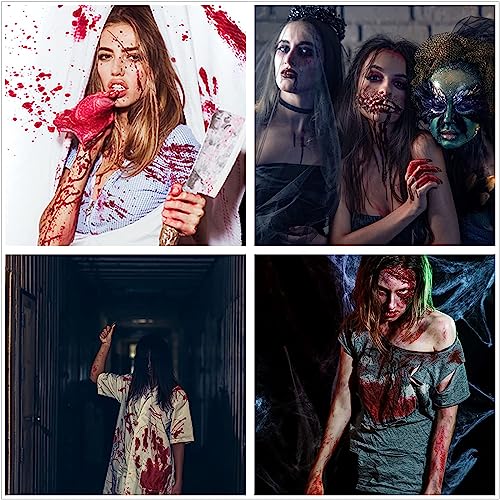 Realistic 3PCS Halloween Fake Blood Makeup Kit