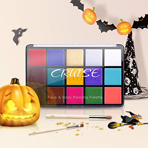 15 Color Professional Face & Body Paint Palette