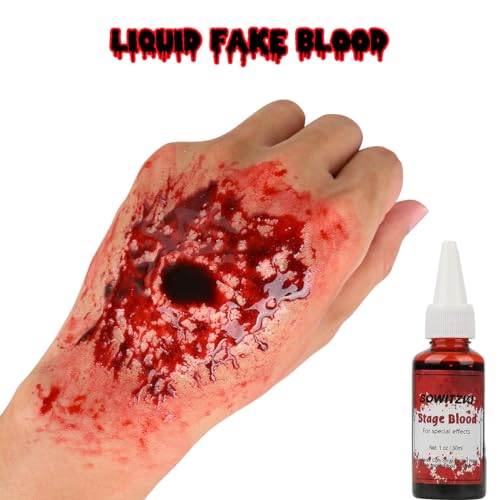 Bowitzki Halloween SFX Makeup Kit with Blood & Wax
