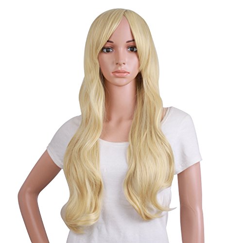 Blonde 20" Curly Fashion Wig for Halloween
