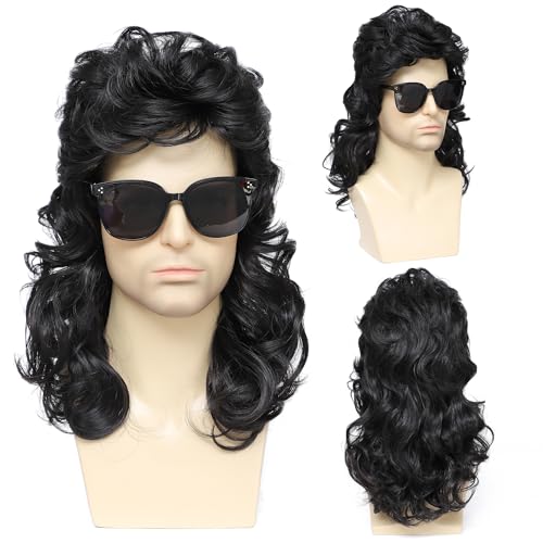 80s Mullet Wig for Halloween Costumes