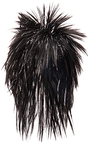 Black/Silver Rockin' Diva Wig with Tinsel