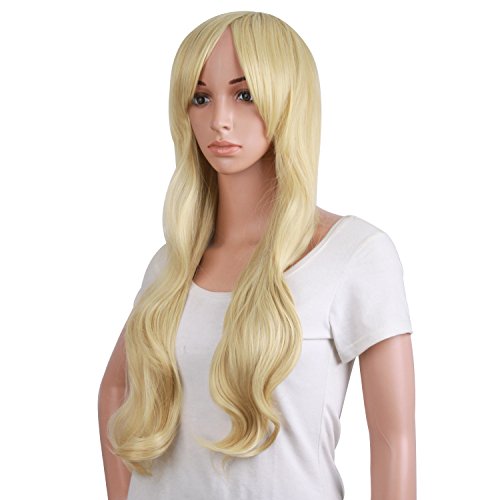 Blonde 20" Curly Fashion Wig for Halloween
