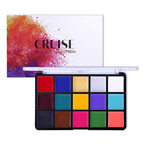15 Color Professional Face & Body Paint Palette