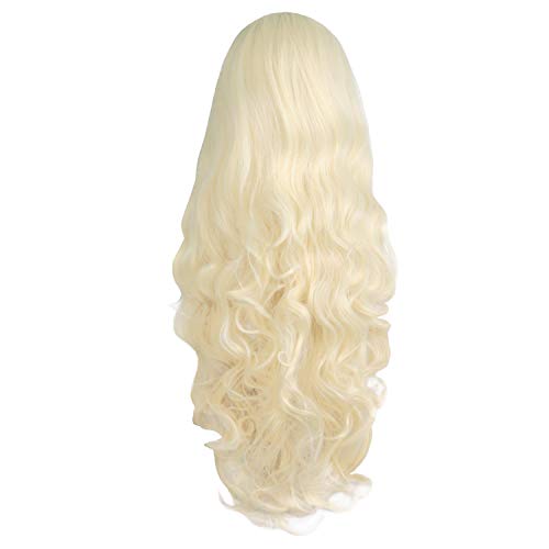 Light Blonde Spiral Curly Cosplay Wig 32