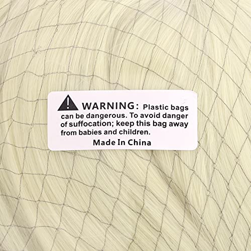 Light Blonde Spiral Curly Cosplay Wig 32