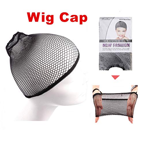 80s Rocker Mullet Wig - Curly Blonde-Black Mix