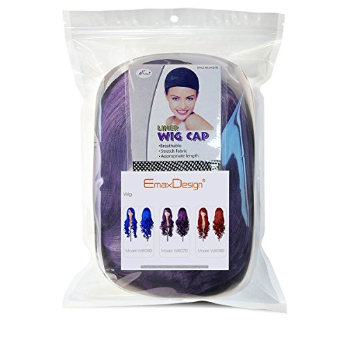 Dark Purple 32" Wavy Curly Cosplay Wig