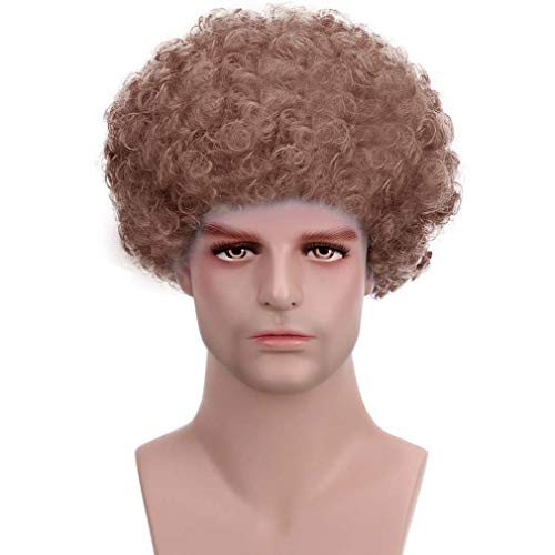 Fluffy Afro Clown Wig for Halloween Parties