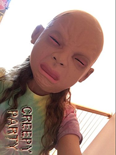 Creepy Realistic Crying Baby Mask for Halloween