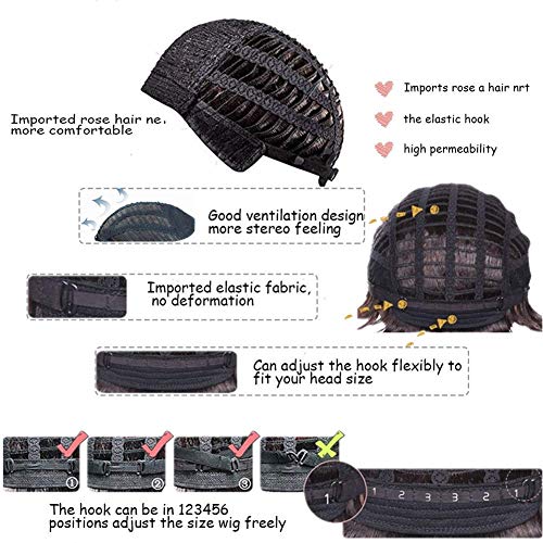 Light Brown 80s Mullet Wig for Men