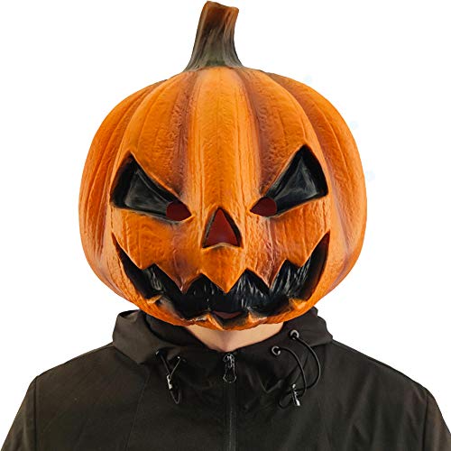 Scary Halloween Jack-O'-Lantern Face Masks