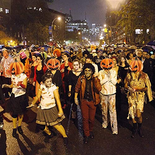 Scary Halloween Jack-O'-Lantern Face Masks