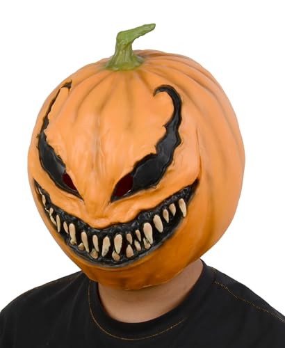 Creepy Pumpkin Mask for Halloween Costume Party