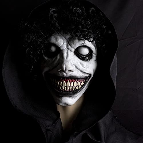 Smiling Demon Halloween Mask - Creepy Horror Prop