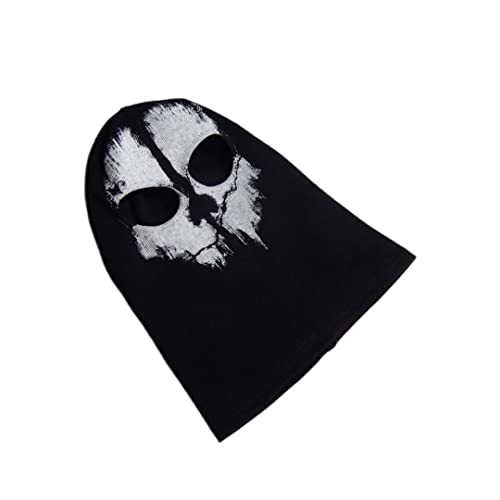 Ghost Print Balaclava Mask for Halloween Cosplay