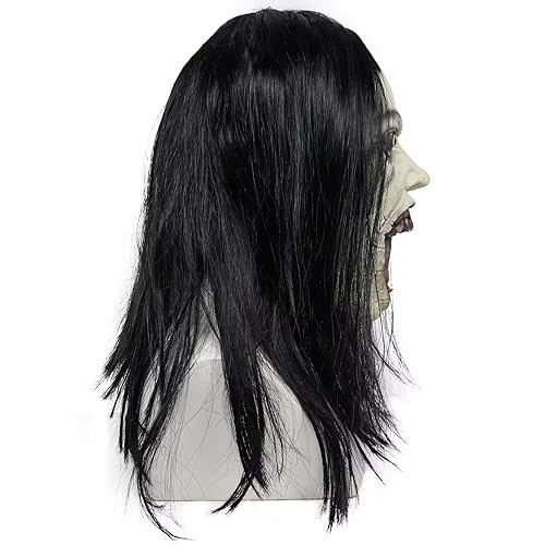 Creepy Crying Woman Mask for Halloween Parties