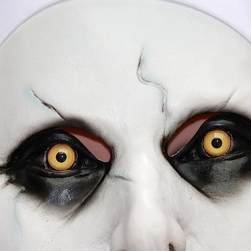 Scary Nun Latex Mask for Halloween Cosplay