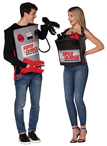 Rasta Imposta Battery & Jumper Cables Couples Costume