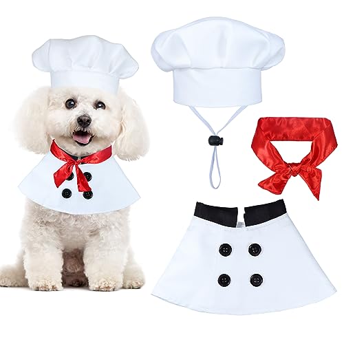 Adorable Dog Chef Costume for Halloween Fun