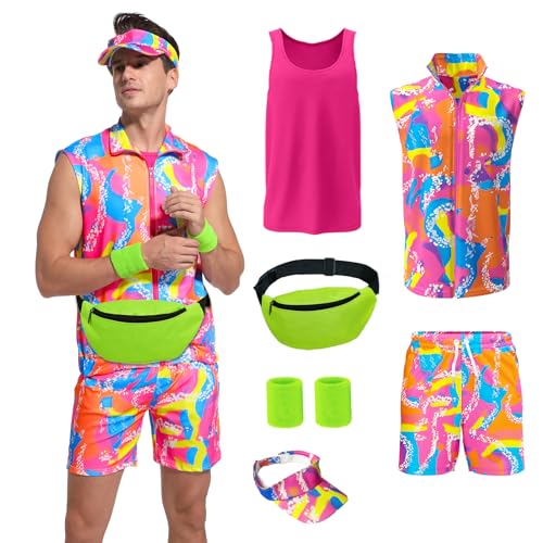 80s Workout Costume for Men - Halloween Fun