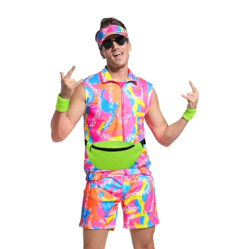 80s Workout Costume for Men - Halloween Fun