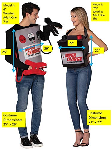 Rasta Imposta Battery & Jumper Cables Couples Costume