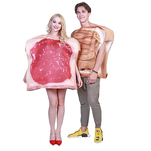 Spooky Peanut Butter & Jelly Couples Costume