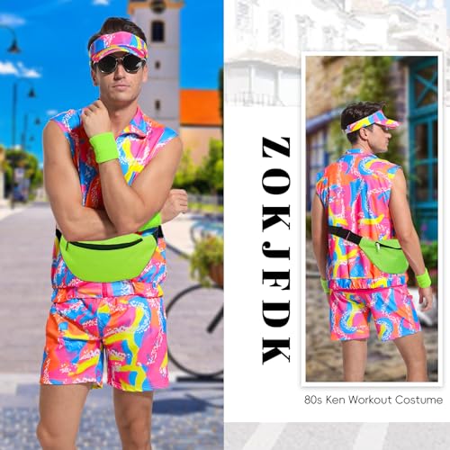 80s Workout Costume for Men - Halloween Fun