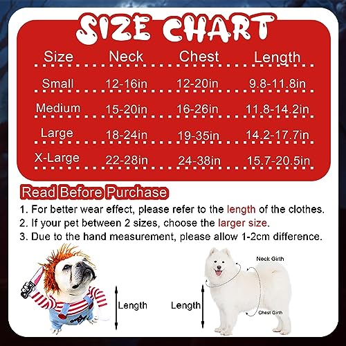 Funny Deadly Doll Halloween Costume for Dogs