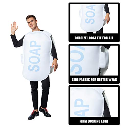 Funny Halloween Couple Loofah & Soap Costume Set