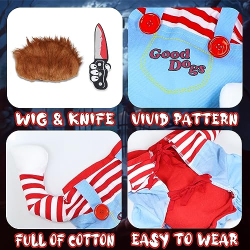 Funny Deadly Doll Halloween Costume for Dogs