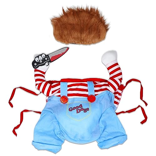 Funny Deadly Doll Halloween Costume for Dogs
