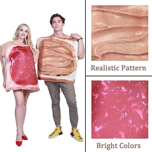 Spooky Peanut Butter & Jelly Couples Costume