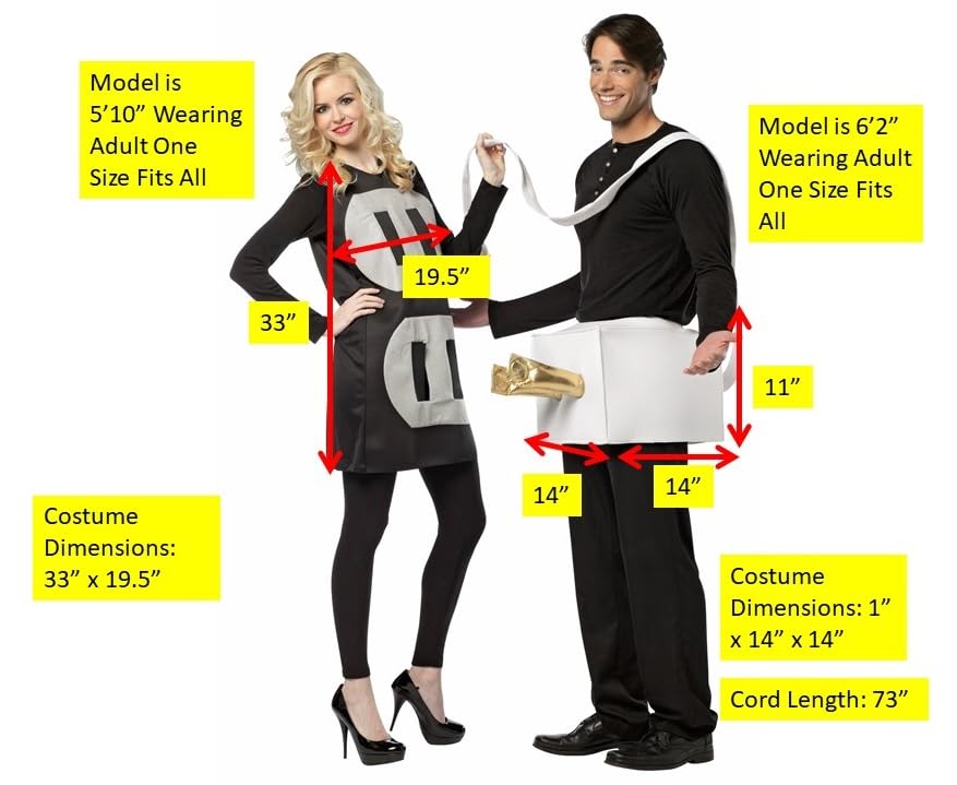 Rasta Imposta Couples Plug and Socket Costume