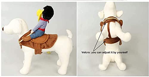 Cowboy Rider Dog Costume for Large Pets