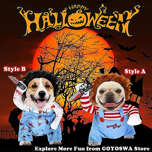 Funny Deadly Doll Halloween Costume for Dogs