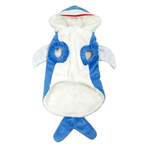 Adorable Blue Shark Costume for Pets